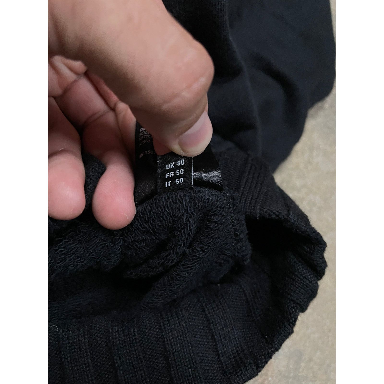 Amiri Amiri Crocodile Crewneck Black Distressed Large Used Size US L / EU 52-54 / 3 - 5 Thumbnail