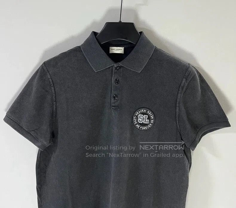 Saint Laurent Paris Saint Laurent Paris Men's Short Sleeve Polo. Size US S / EU 44-46 / 1 - 2 Thumbnail