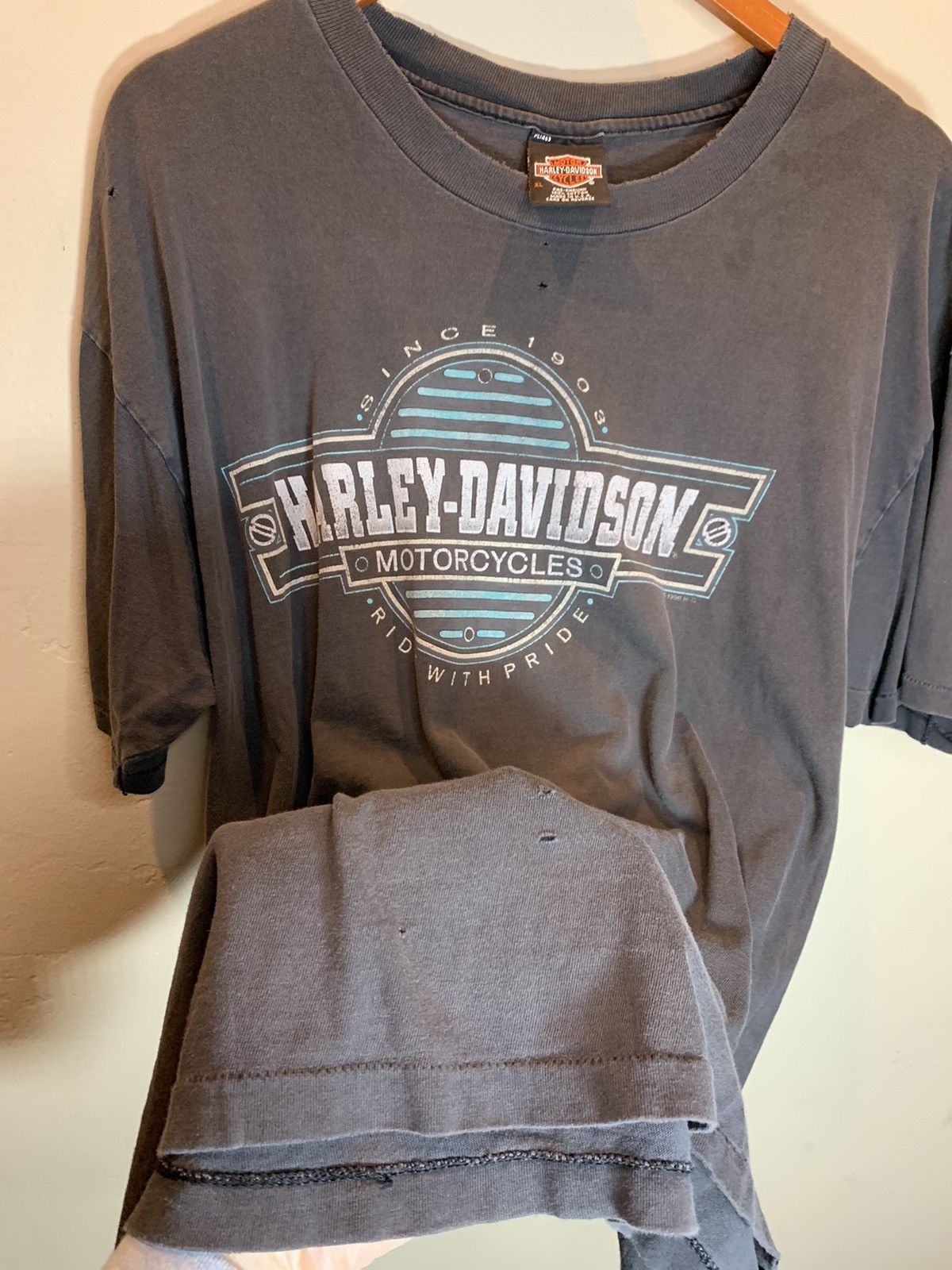 Harley Davidson *RARE* Vintage 90’s Harley Davidson Performance Biker Shirt Size US XL / EU 56 / 4 - 6 Thumbnail