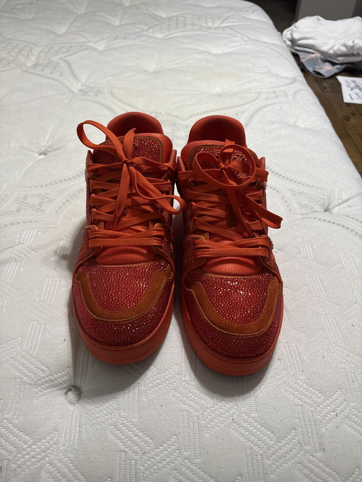 Louis Vuitton Louis Vuitton Trainer Swarovski sz 10 Size US 10 / EU 43 - 8 Thumbnail