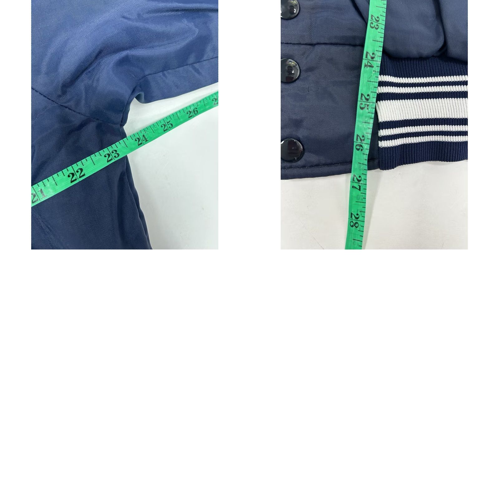 Salem Sportswear VINTAGE Gem Sportswear Georgetown Hoyas Bomber Jacket M Blue Embroidered Snaps 70s 80s Mens Size US M / EU 48-50 / 2 - 11 Thumbnail