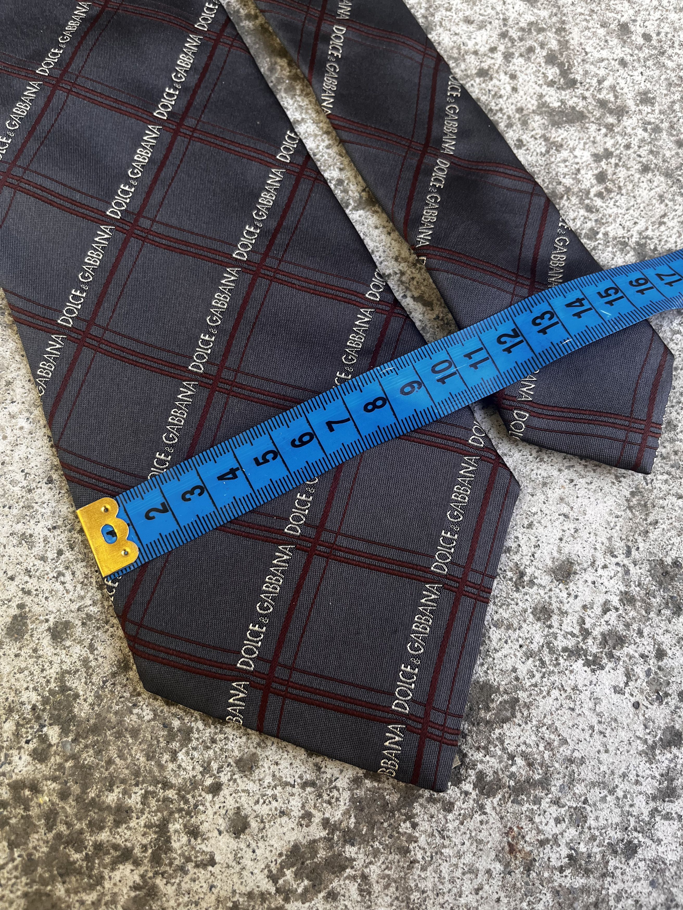 Dolce & Gabbana Dolce & Gabbana Vintage Multilogo Silk Tie Size ONE SIZE - 2 Thumbnail