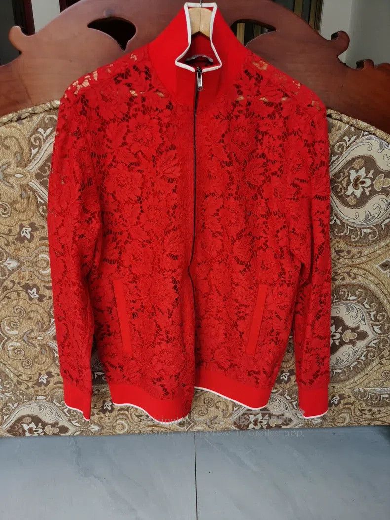 Valentino Valentino Lace cut-out jacket coat Size L / US 10 / IT 46 - 1 Thumbnail