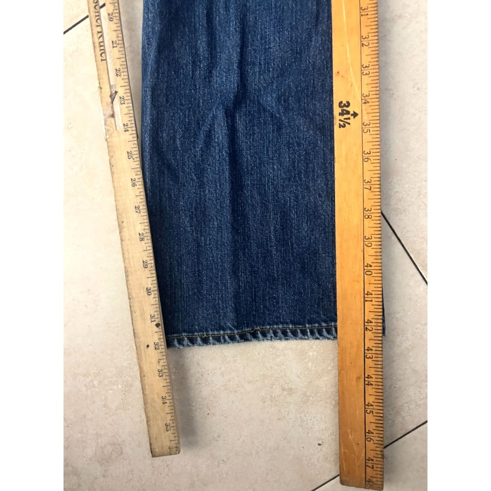 J.Crew J.CREW Jeans Mens Size 34 Dark Wash Bootcut Denim 6138 Jeans Mens 34 Blue Dark Wash Bootcut Denim USA 6138 Size US 34 / EU 50 - 5 Thumbnail