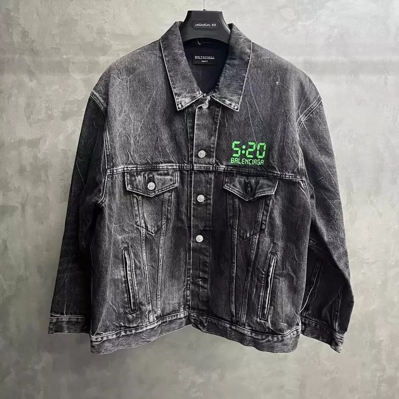 Balenciaga Balenciaga 520 Capsule Denim Jacket - dmc Size US S / EU 44-46 / 1 - 1 Thumbnail
