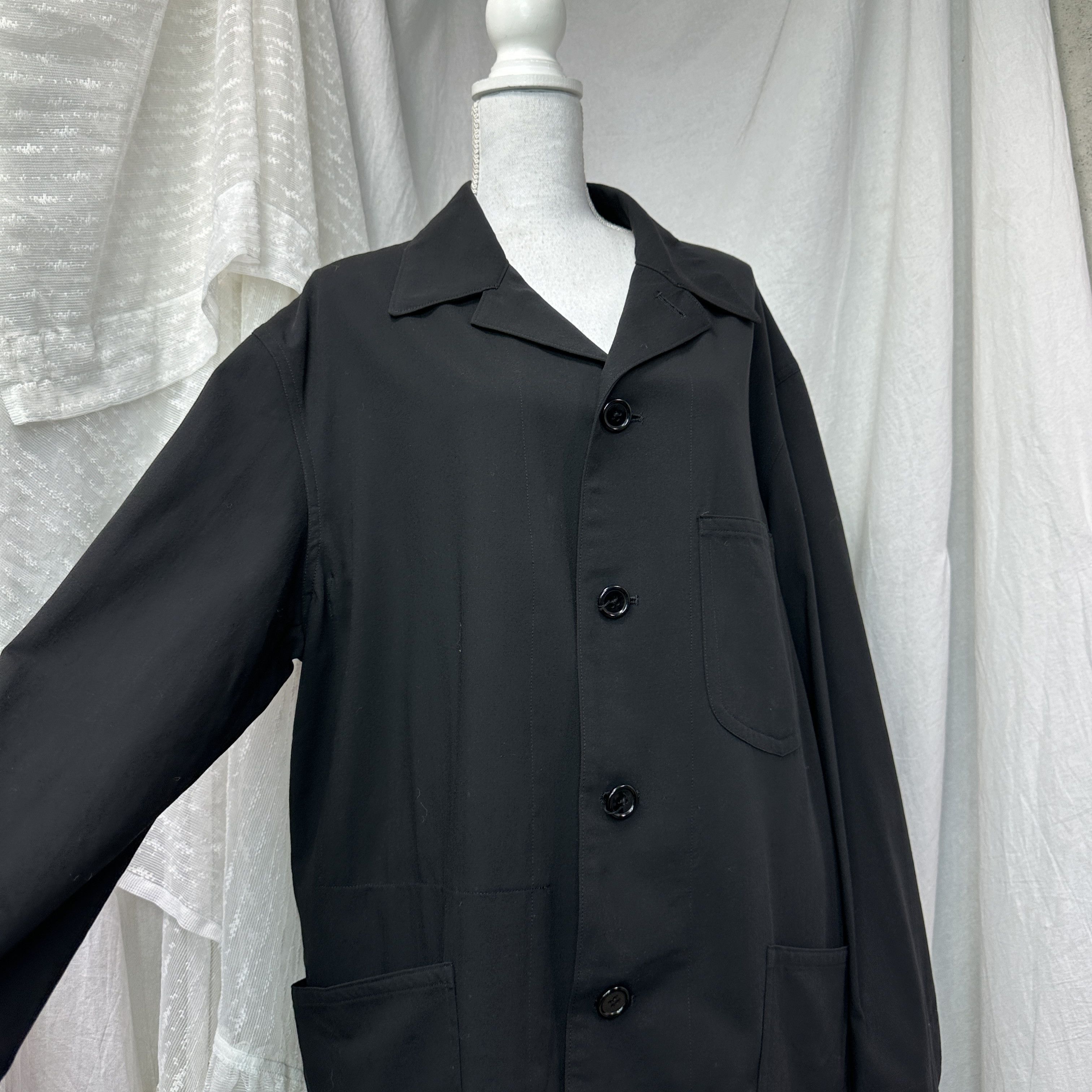 Yohji Yamamoto Vintage Avant Garde Classy Yohji Yamamoto Coat Y2K Size M / US 6-8 / IT 42-44 - 12 Thumbnail