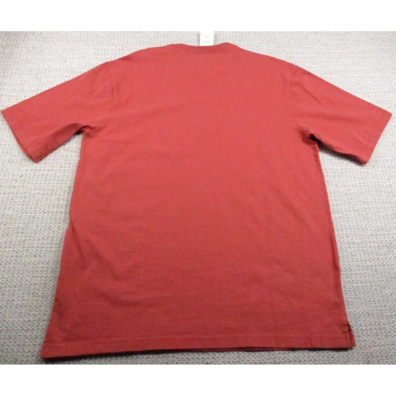 Duluth Trading Company Duluth Trading Shirt Mens Medium Red Relaxed Fit Short Sleeve Crew Neck Longtail T Cotton Crewneck Rustic Logo Vintage:No Size US M / EU 48-50 / 2 - 7 Thumbnail
