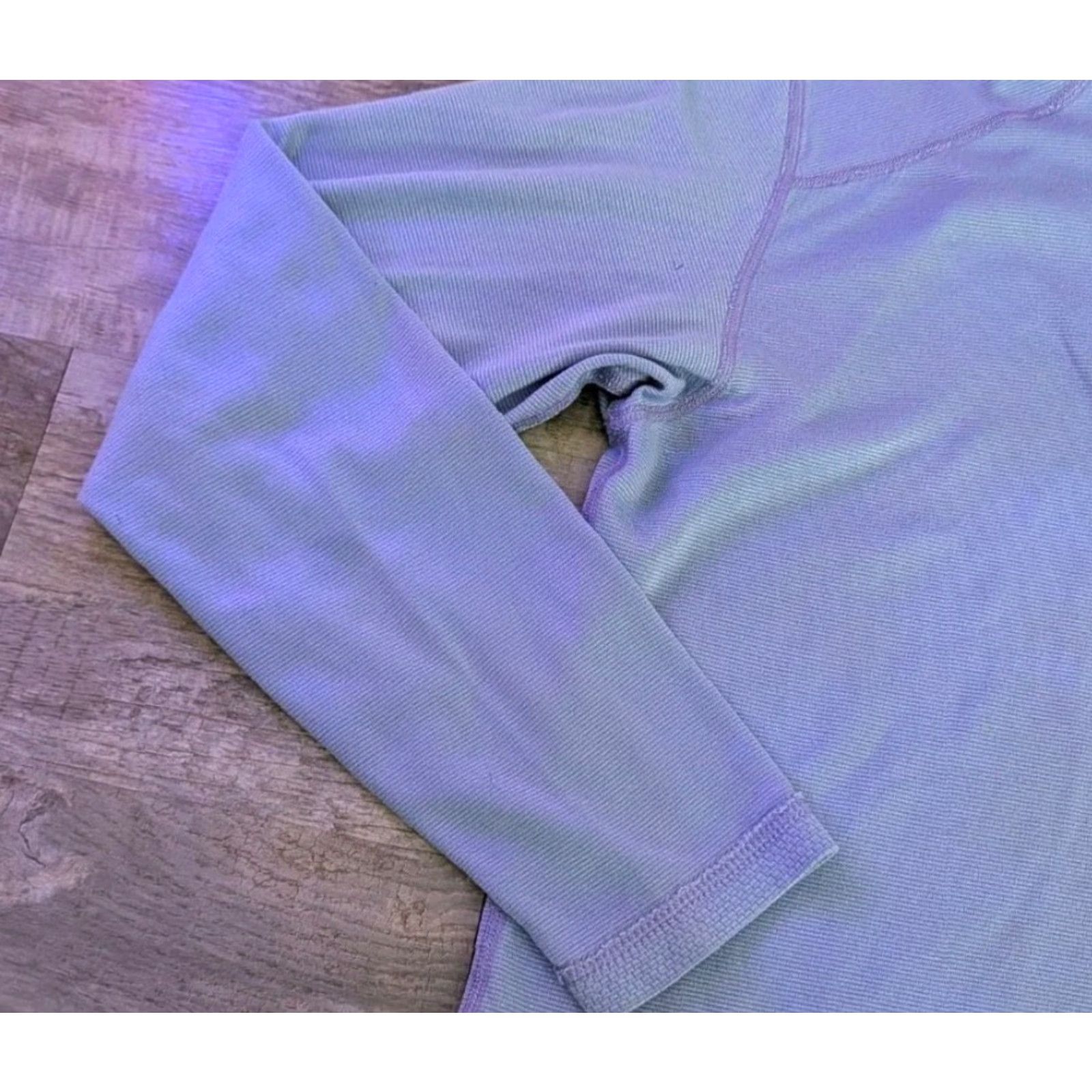 Patagonia Patagonia Pullover Women L Light Blue Capilene Baselayer Quarter Zip Size L / US 10 / IT 46 - 4 Thumbnail