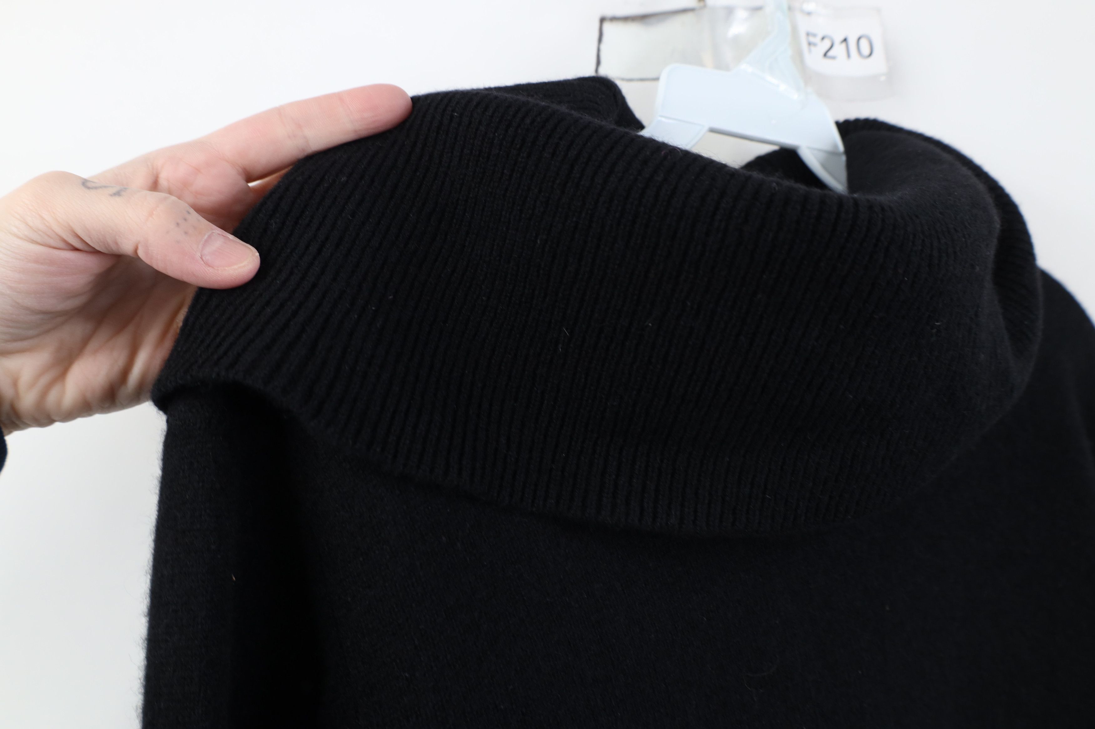 NOS Vintage 90s Y2K Babydoll Funnel Turtleneck Sweater