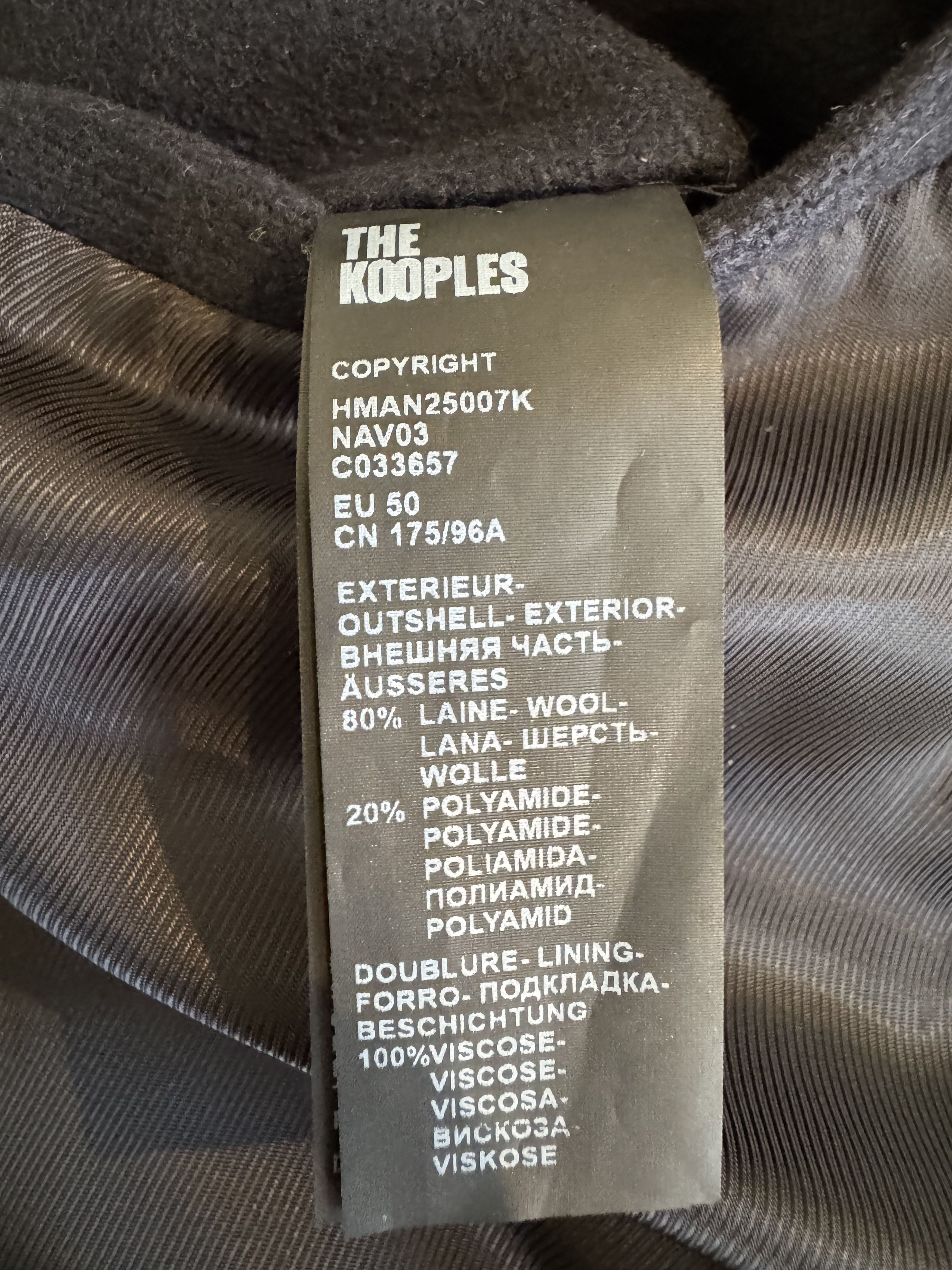 The Kooples Navy Wool Double-Breasted Officer' Coat Size US M / EU 48-50 / 2 - 3 Thumbnail