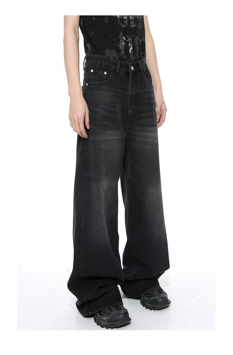 Japanese Brand × Jean Japanese retro washed simple straight casual jeans Size US 34 / EU 50 - 3 Thumbnail