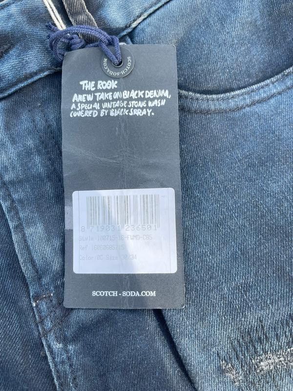 Scotch & Soda Scotch&Soda Dark Blue Washed Style Jeans 30 Size US 30 / EU 46 - 4 Thumbnail