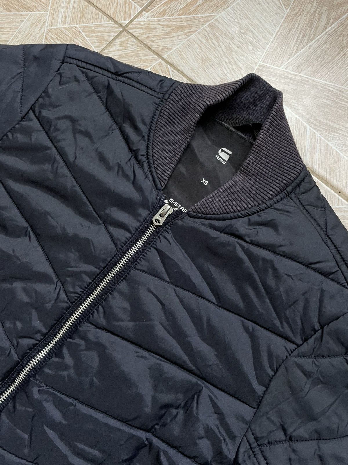 G-Star G Star Raw Denim Meefic Bomber Overshirt L/S XS Navy Jacket Size US XS / EU 42 / 0 - 3 Thumbnail