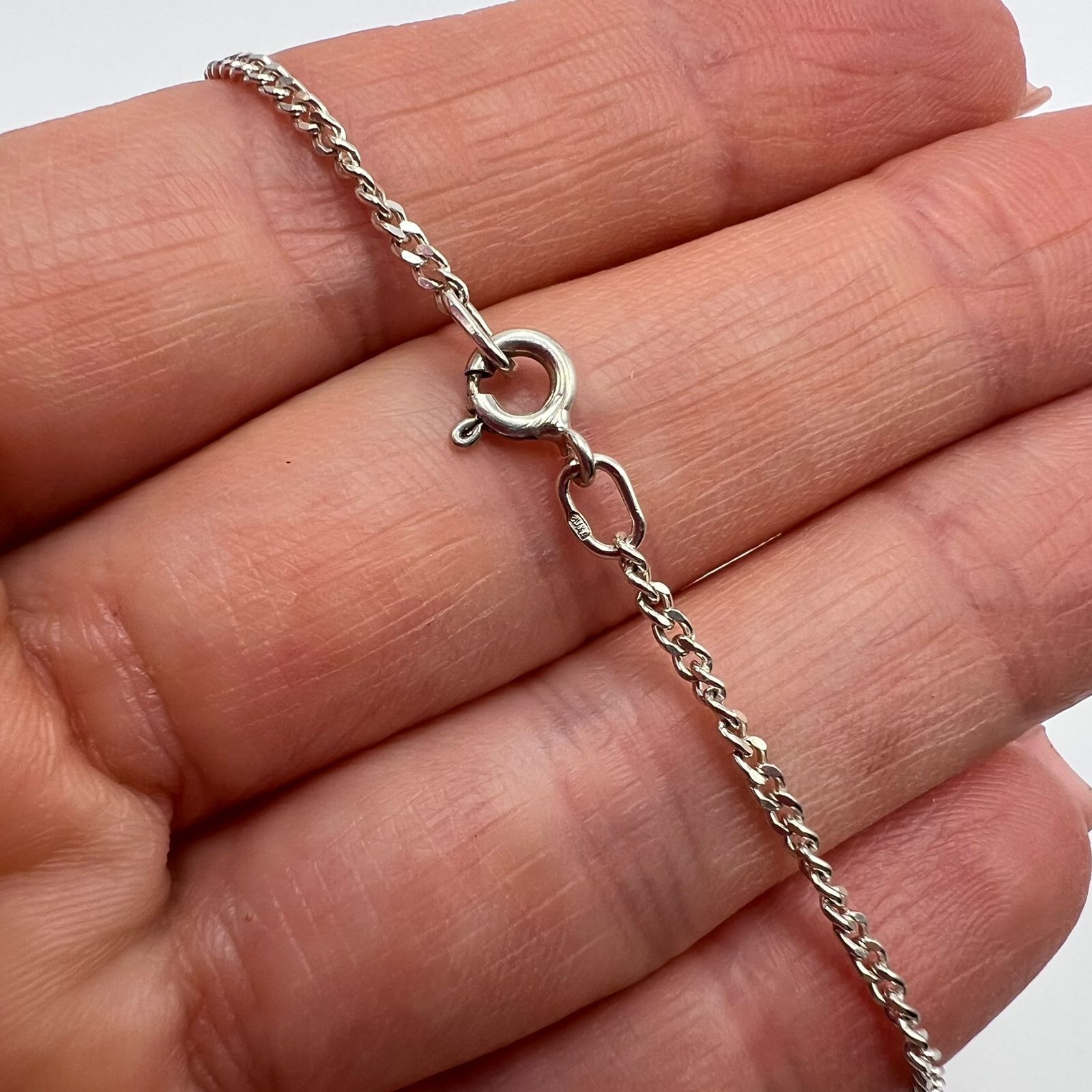 Sterling Silver Sterling Silver 925 Cute Girl Pendant Necklace Jewelry 5.48g Size ONE SIZE - 7 Thumbnail