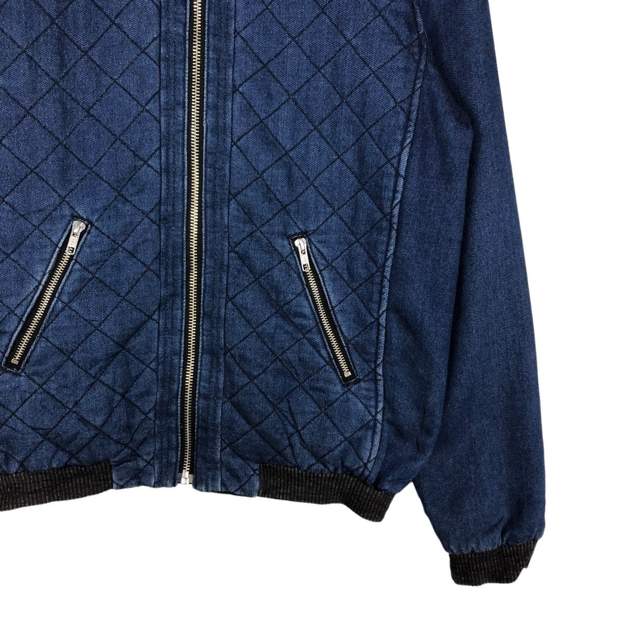 Japanese Brand 🔥VINTAGE DENIM BOMBER JACKET THE DAYZ TOKYO ISSEY MIYAKE Size US M / EU 48-50 / 2 - 5 Thumbnail