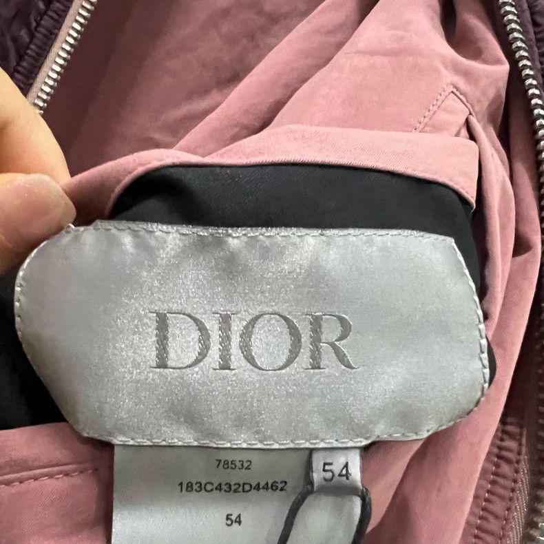 Dior Dior Burgundy full-print old flower double-sided zipper jac Size US L / EU 52-54 / 3 - 5 Thumbnail