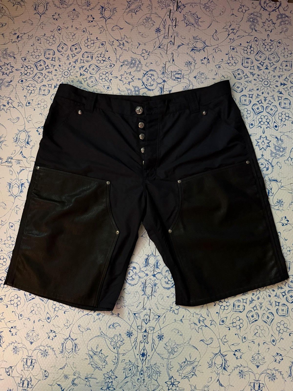 Chrome Hearts Chrome Hearts Nylon Leather Carpenter Shorts Size US 38 / EU 54 - 1 Thumbnail