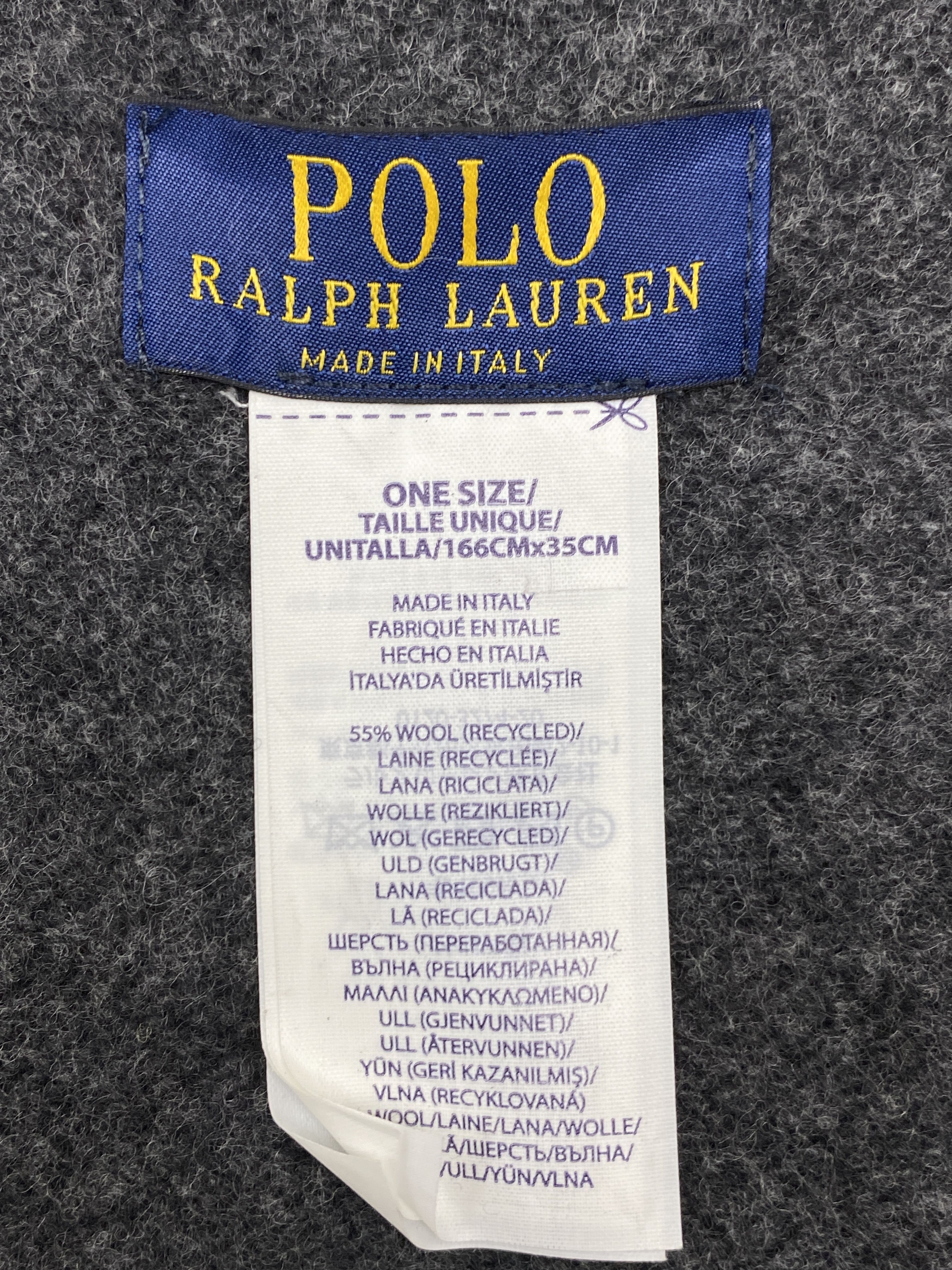 Polo Ralph Lauren Polo Ralph Lauren Grey Scarf / Muffler / Neckwear SC0091 Size ONE SIZE - 7 Thumbnail