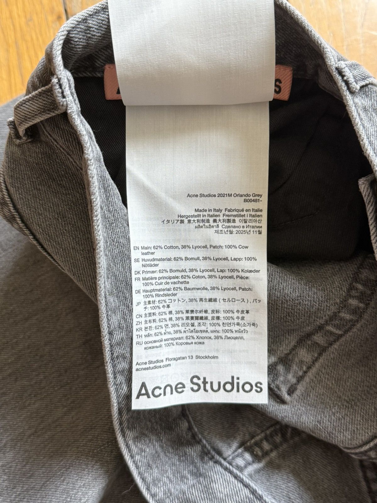 Acne Studios NWT - 2021M Orlando grey Size US 34 / EU 50 - 7 Thumbnail