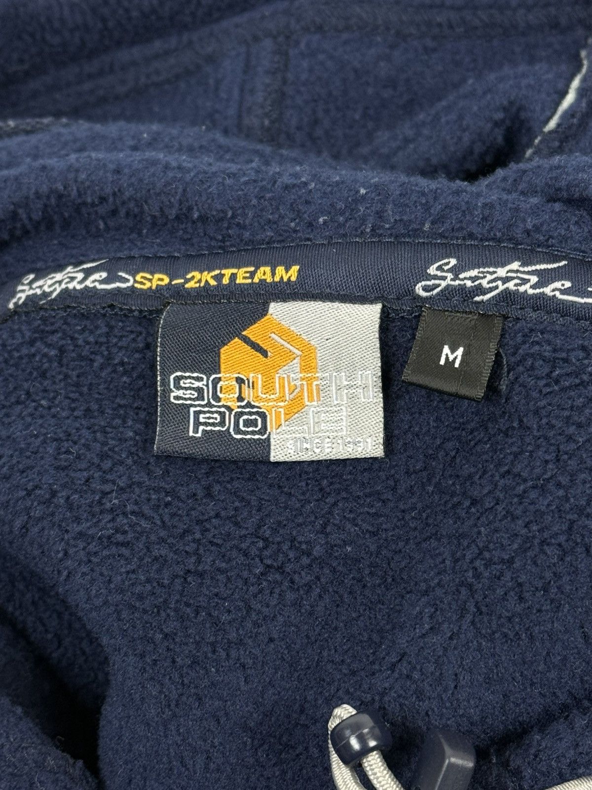 Southpole Vintage Southpole Grafitti Logo Fleece Hooded Jacket Blue M Size US M / EU 48-50 / 2 - 8 Thumbnail