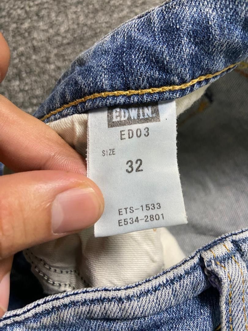 Edwin Edwin W Regular Fit Denim Jeans (186) Size US 32 / EU 48 - 4 Thumbnail