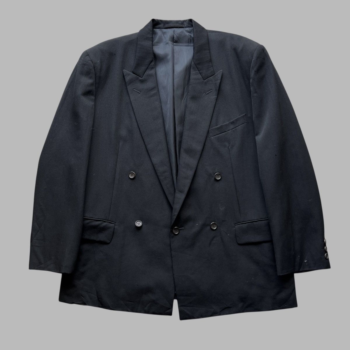 Comme des Garcons Homme Plus 🔥 AD1991 Comme Des Garcons Homme Plus Double Breast Blazer Size US L / EU 52-54 / 3 - 4 Thumbnail