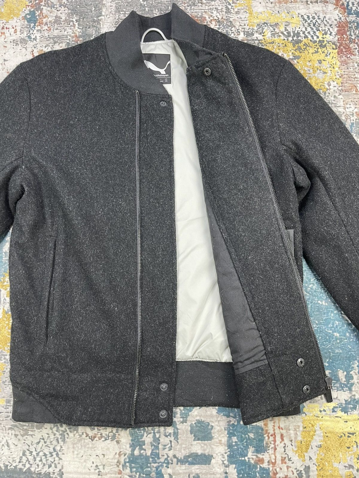 Hussein Chalayan × Puma Puma By Hussein Chalayan Multi Pocket Wool Bombers Size US XS / EU 42 / 0 - 8 Thumbnail