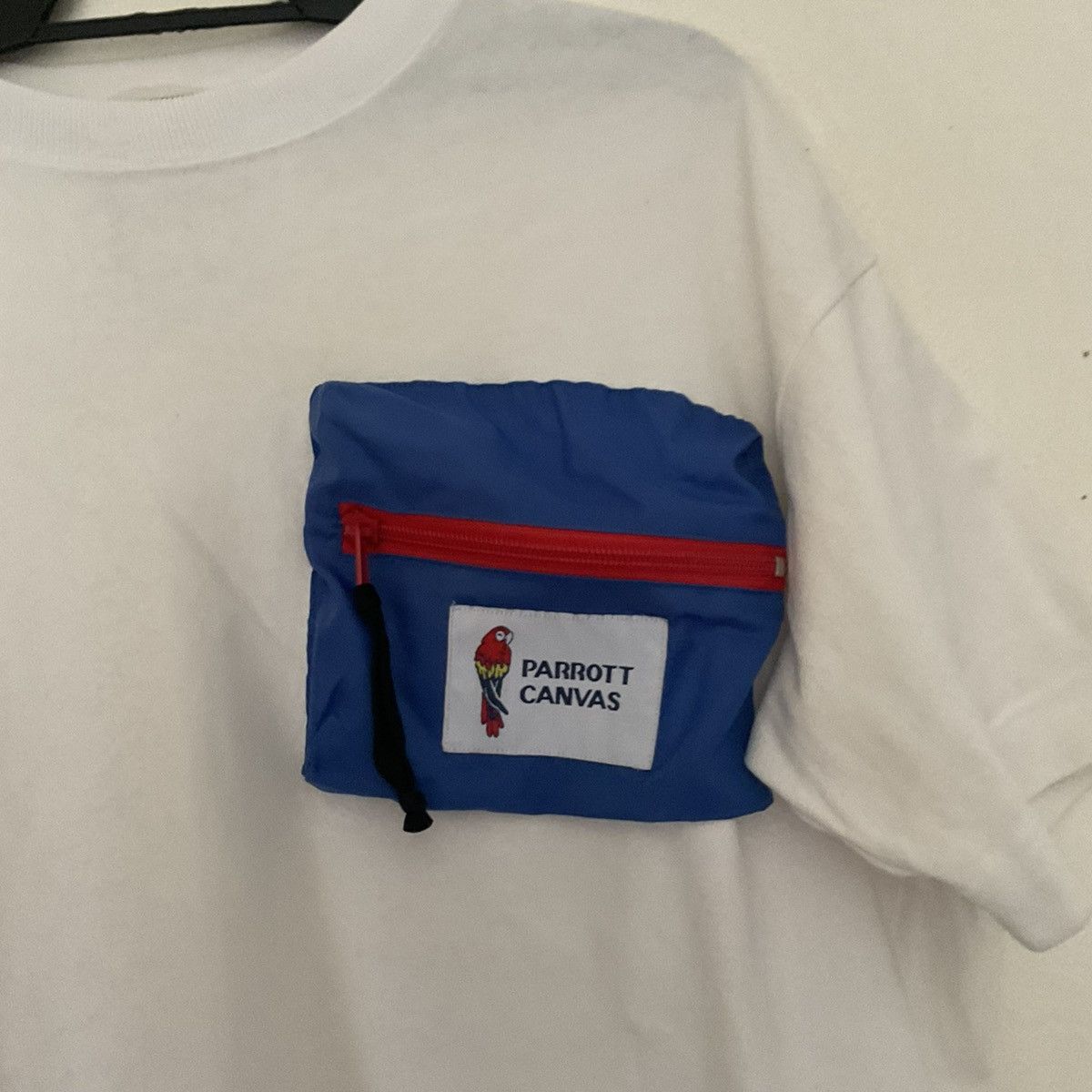 Other Vintage Parrot Canvas Pocket Boxy Outdoor Tees Size US M / EU 48-50 / 2 - 2 Thumbnail