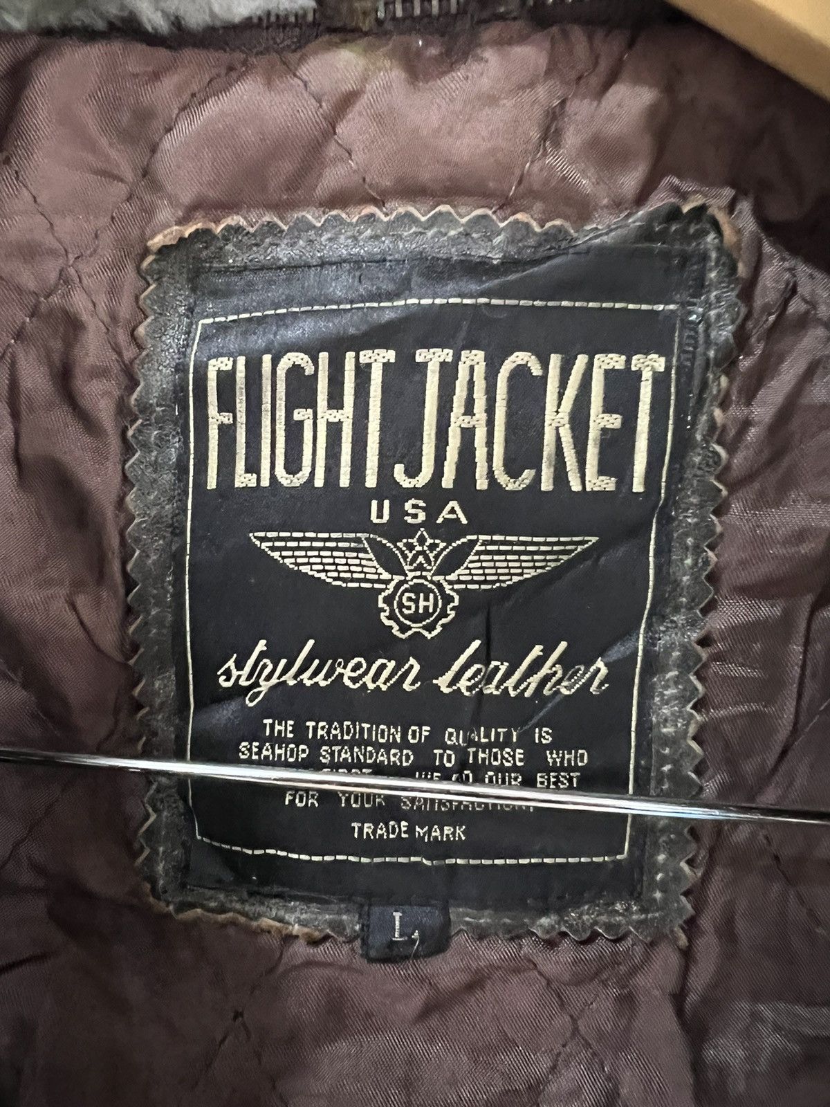 Other 🔥Flight Jacket Usa Stylewear Leather Size US L / EU 52-54 / 3 - 17 Thumbnail