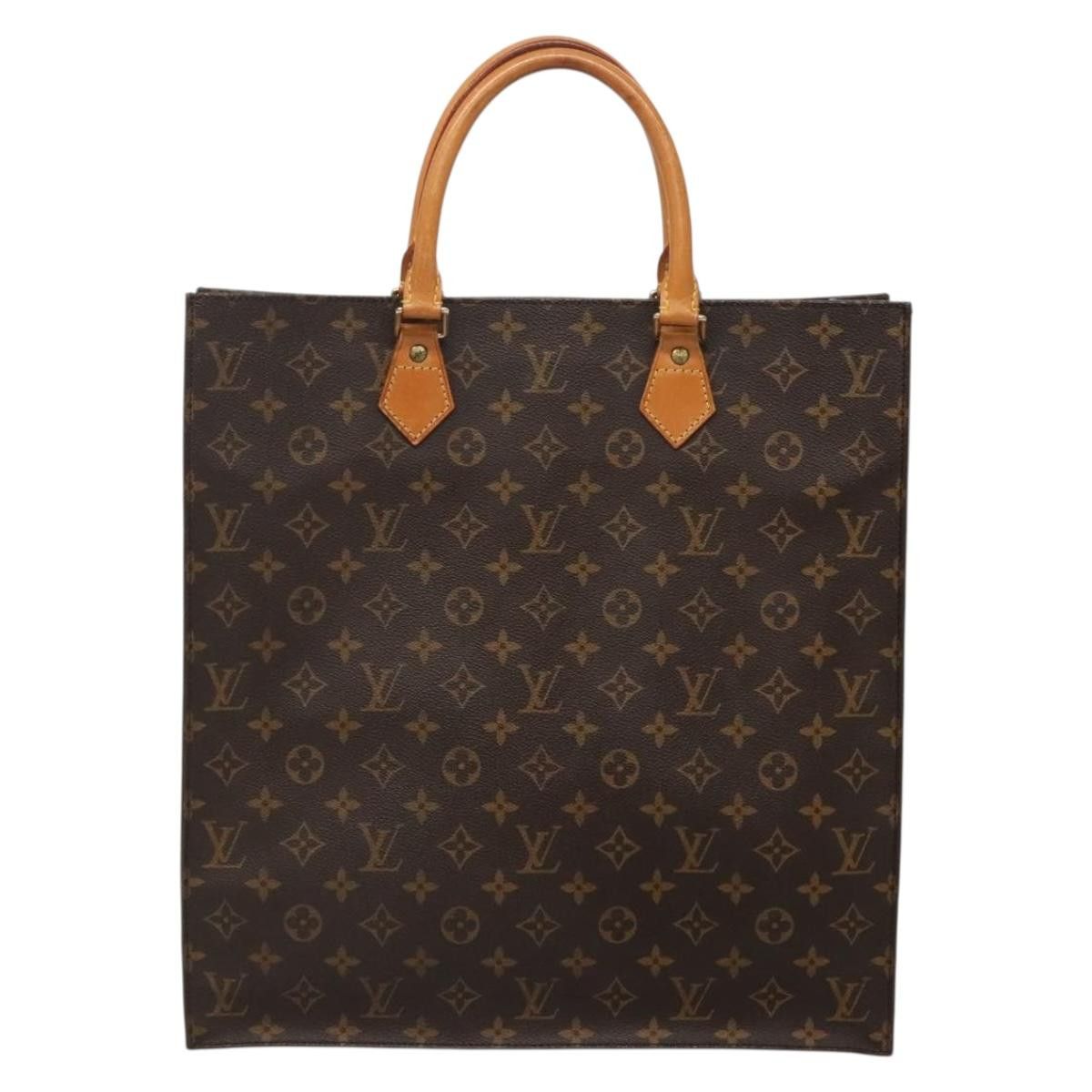 Louis Vuitton LOUIS VUITTON Monogram Sac Plat Hand Bag M51140 Size ONE SIZE - 13 Thumbnail
