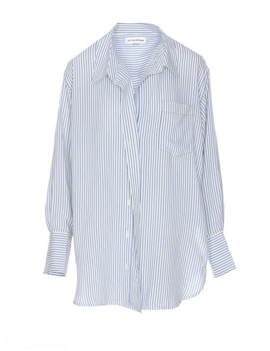 Victoria Beckham VICTORIA BECKHAM Women Shirts SH006015A 9227 Blue Size M / US 6-8 / IT 42-44 - 1 Thumbnail