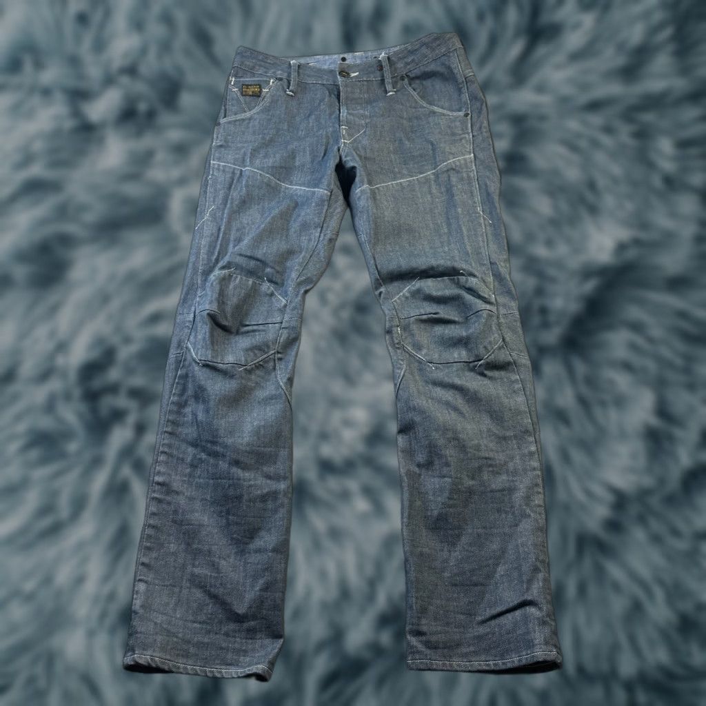 G-Star G Star Raw Jeans Mens 32x32 Blue Denim Pants 3D Tapered Biker Jeans G-Star Mens 32 Regular Blue Size US 32 / EU 48 - 1 Thumbnail