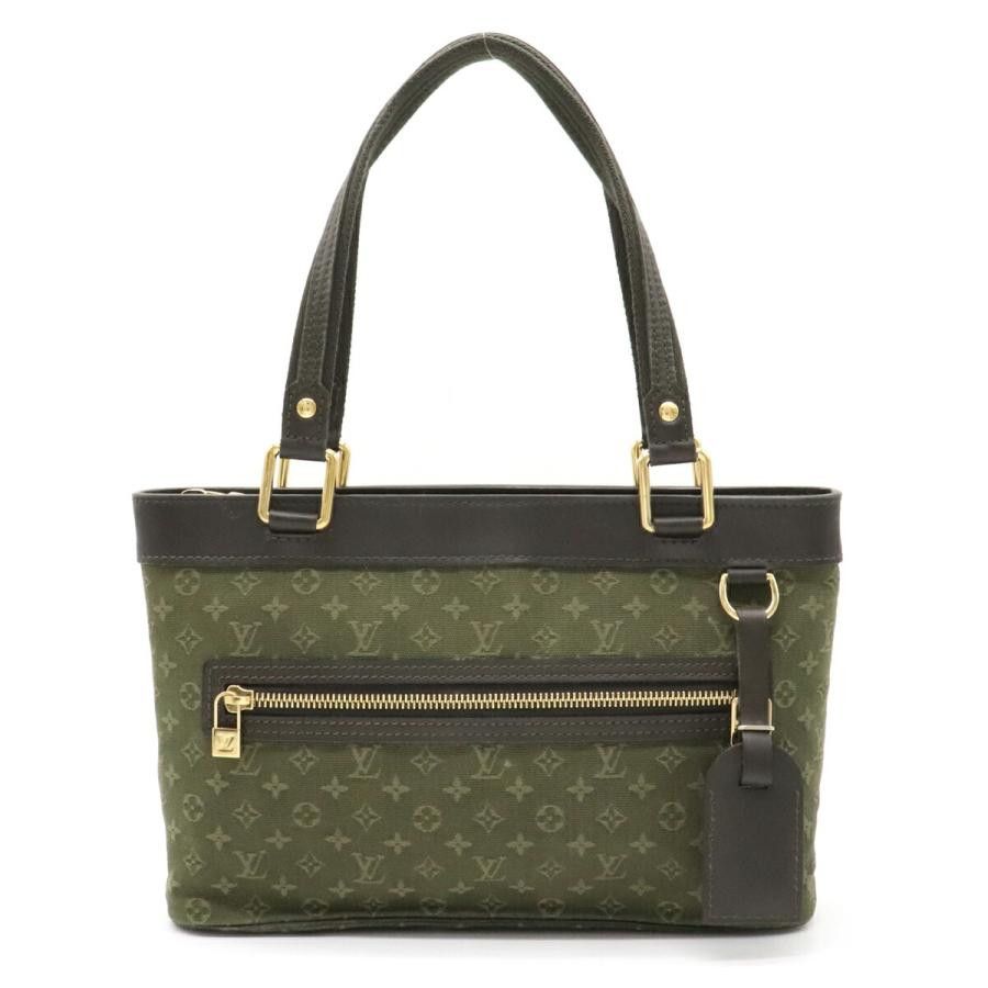 Louis Vuitton Monogram Mini Lucille PM Tote Bag Shoulder Bag Canvas Khaki