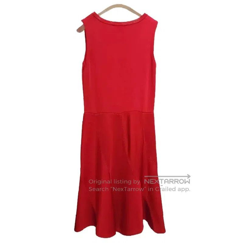 Louis Vuitton Louis Vuitton Red Wool Blend Dress for Ladies . Size S / US 4 / IT 40 - 8 Thumbnail