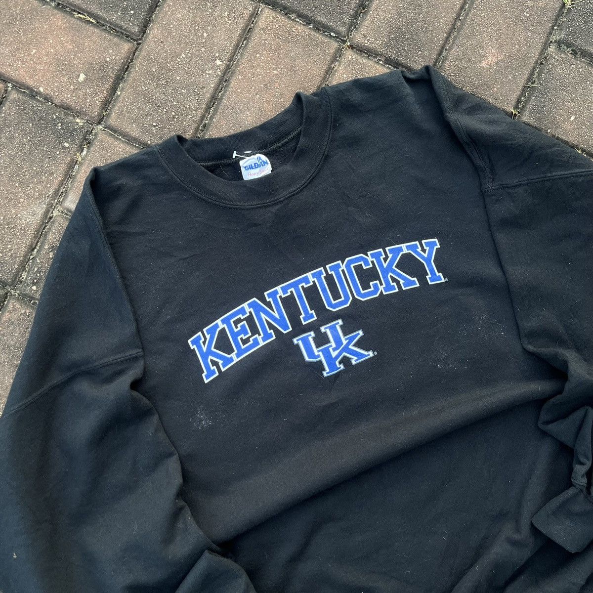 Gildan × Vintage VINTAGE Y2K UNIVERSITY KENTUCKY SPELLOUT SWEATSHIRT Size US XXL / EU 58 / 5 - 4 Thumbnail
