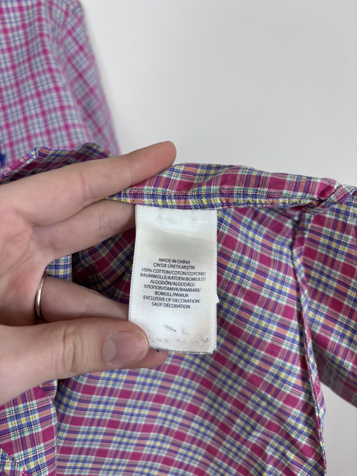 Ralph Lauren Ralph Lauren Men’s Tartan Check Preppy Button Down Shirt Size US L / EU 52-54 / 3 - 10 Thumbnail