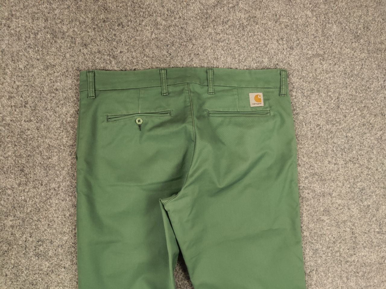 Carhartt Vintage Carhartt Logo Sid Light Green Chino Trouser Pants Size US 36 / EU 52 - 7 Thumbnail