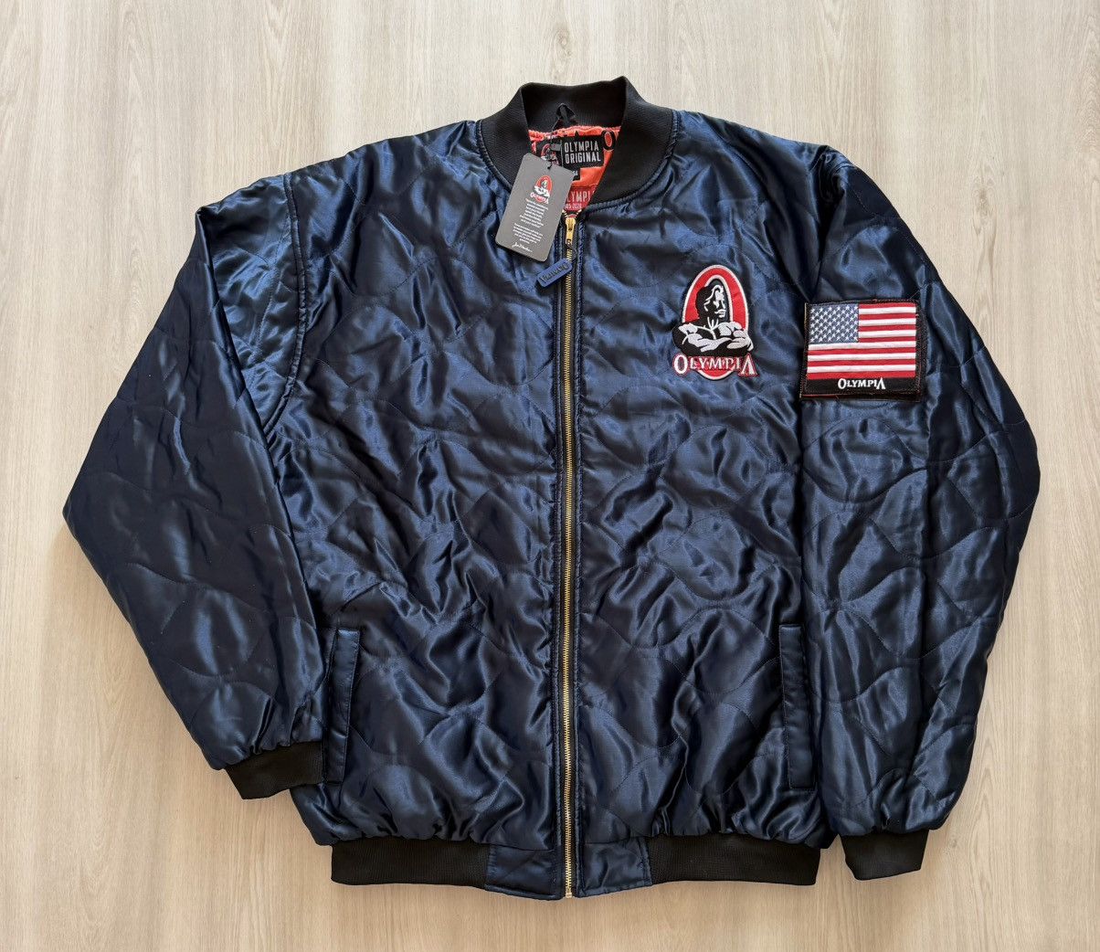 Other Official Joe Weider’s MR OLYMPIA Bodybuilding Bomber Sz 5X Size US XXL / EU 58 / 5 - 2 Thumbnail