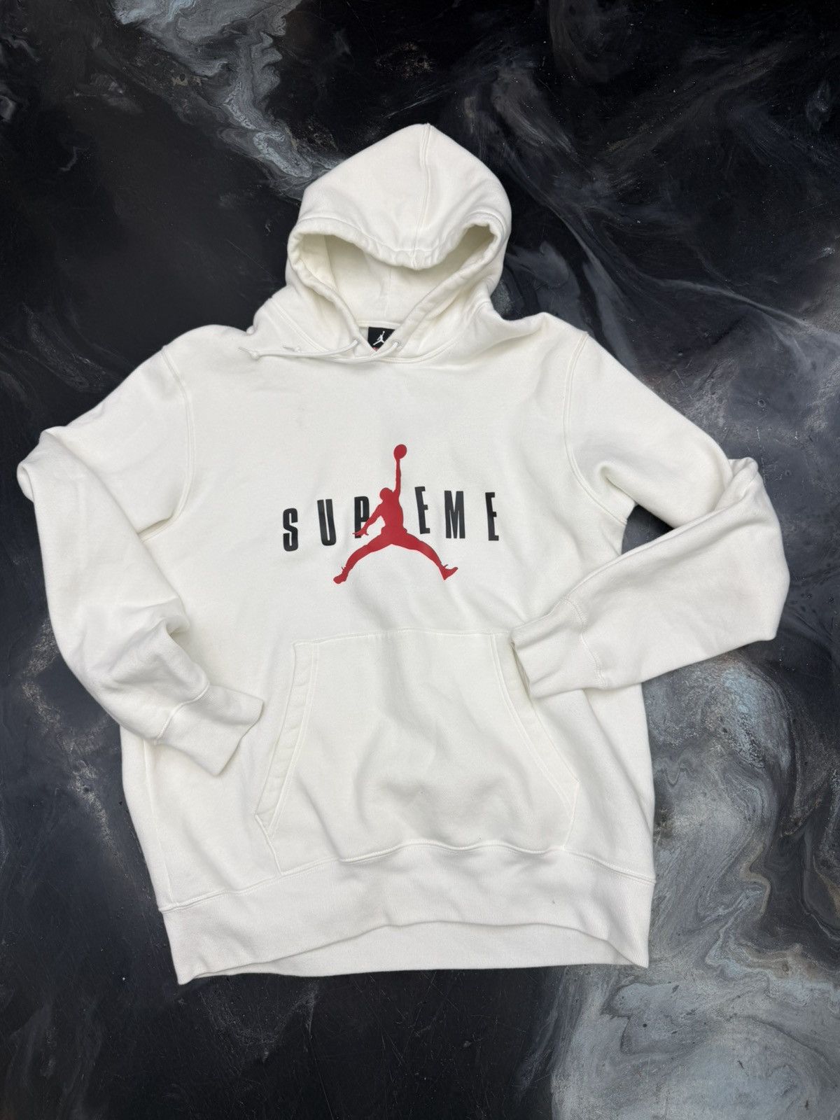 Jordan Brand × Supreme Supreme X Air Jordan FW15 Hoodie Size XL 100% Authentic Size US XL / EU 56 / 4 - 1 Thumbnail