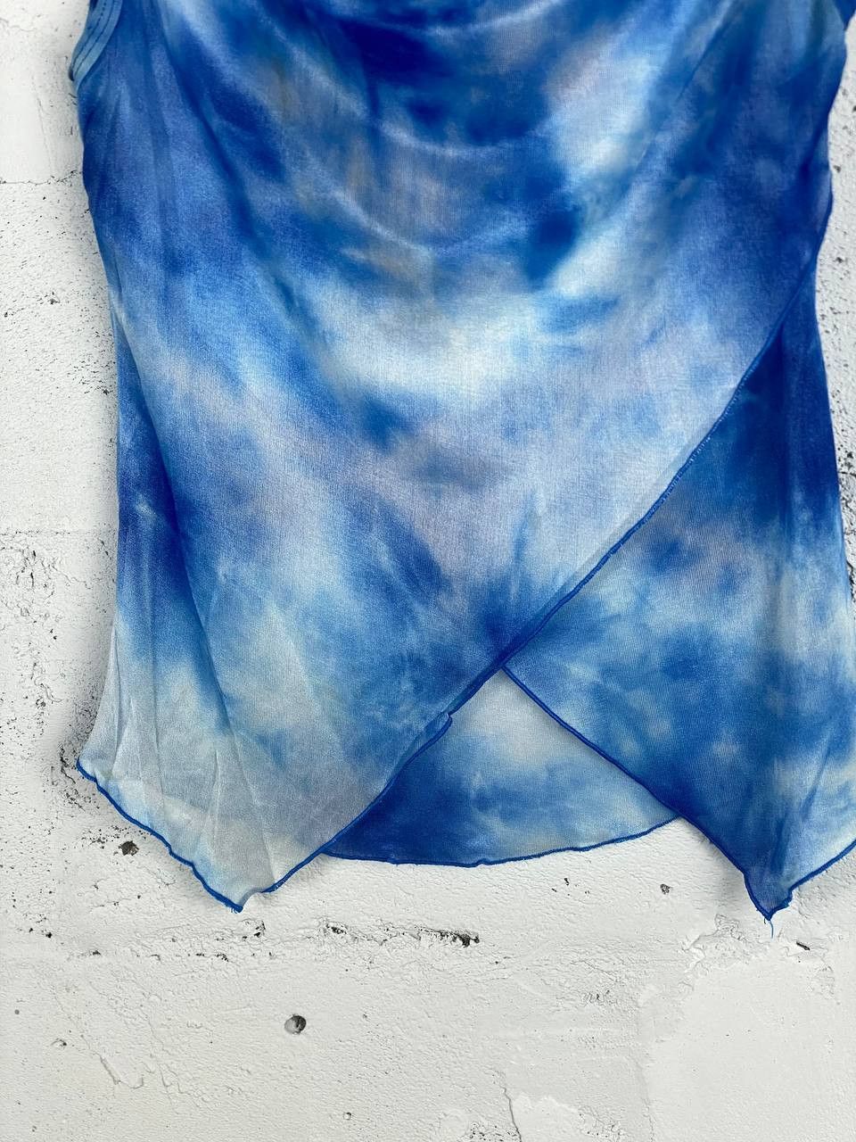 Cop Copine × Vintage Y2K Sky Print Vintage Face Style Tank Top Japan Size S / US 4 / IT 40 - 4 Thumbnail