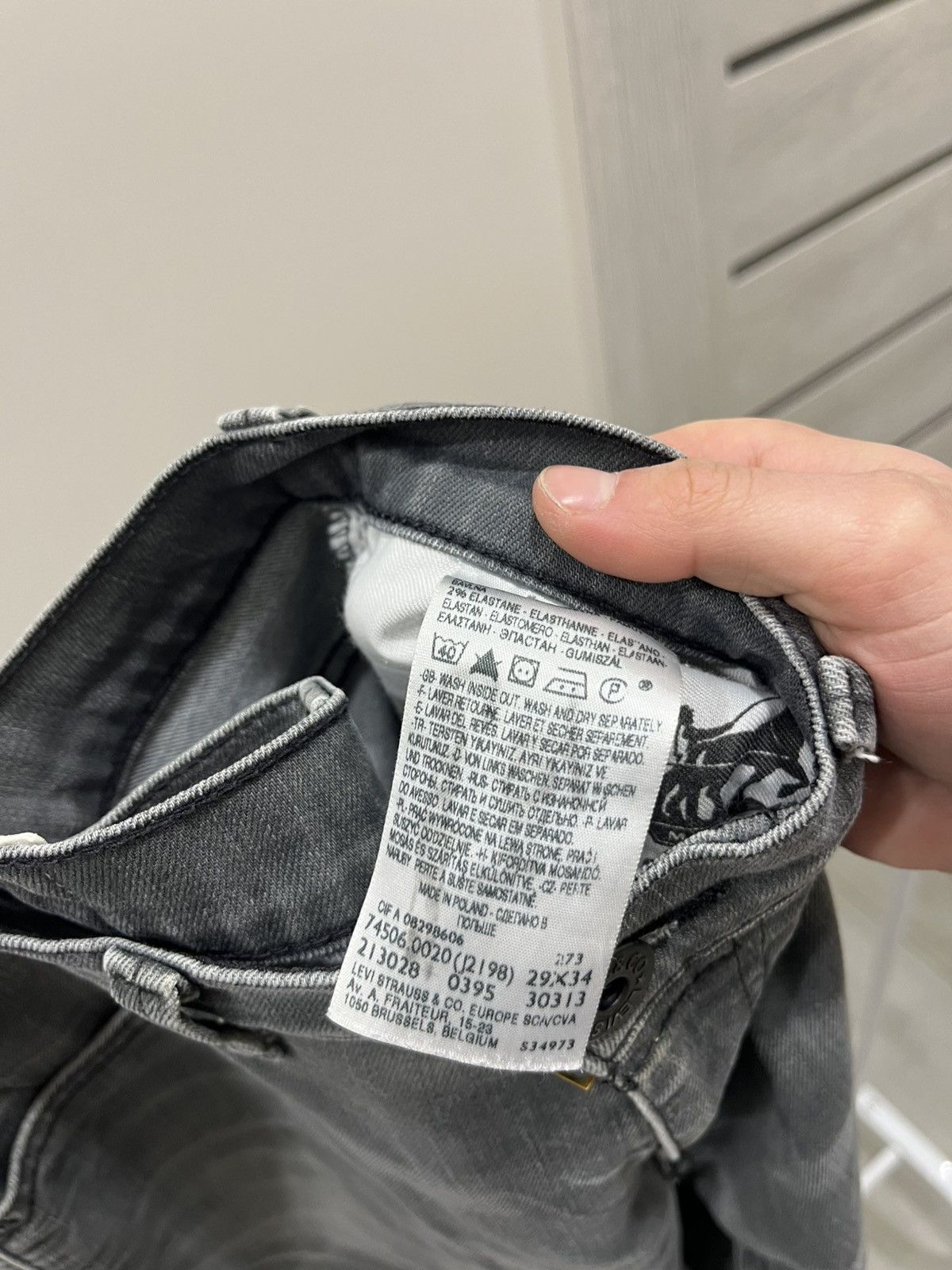 Levi's Vintage Levis Premium San Francisco Big E Black Jeans Size US 29 - 6 Thumbnail