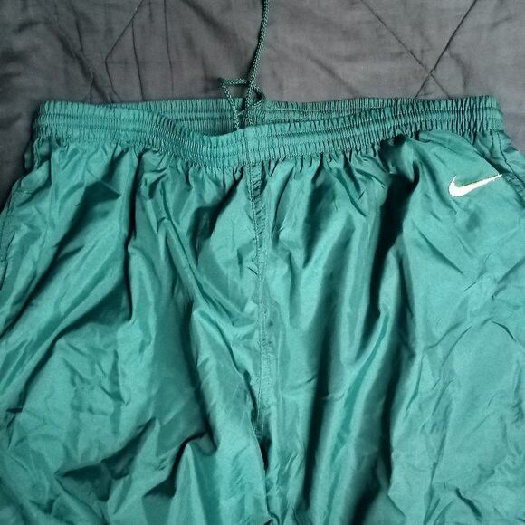 Nike Vintage 90s Nike Wind Pants Joggers Trainers Green Size US 32 / EU 48 - 5 Thumbnail