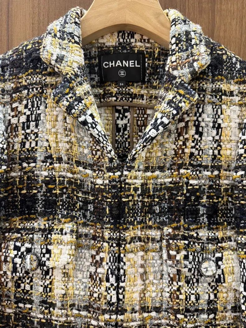Chanel Chanel Classic tweed coat Size XXS / US 00 / IT 34 - 3 Thumbnail