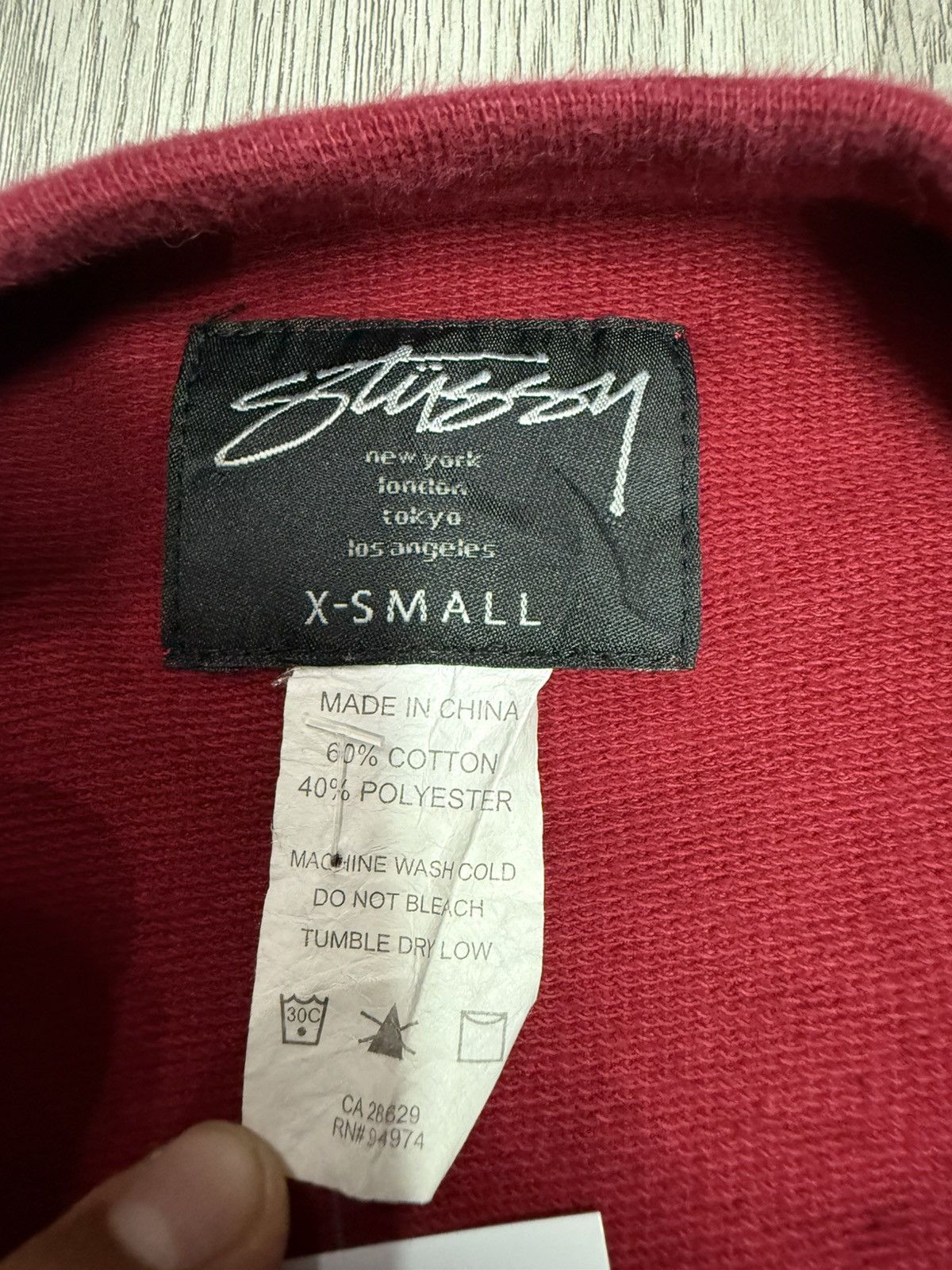 Stussy 90’s STUSSY RARE MULTI CENTRAL LOGO RETRO Y2K SWEATSHIRT Size S / US 4 / IT 40 - 6 Thumbnail