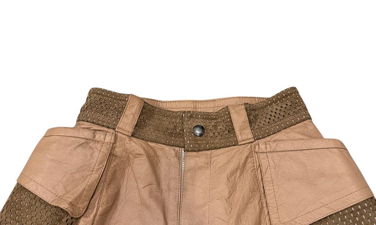 Vintage Kansai International Leather Like Polytab Rayon Pant