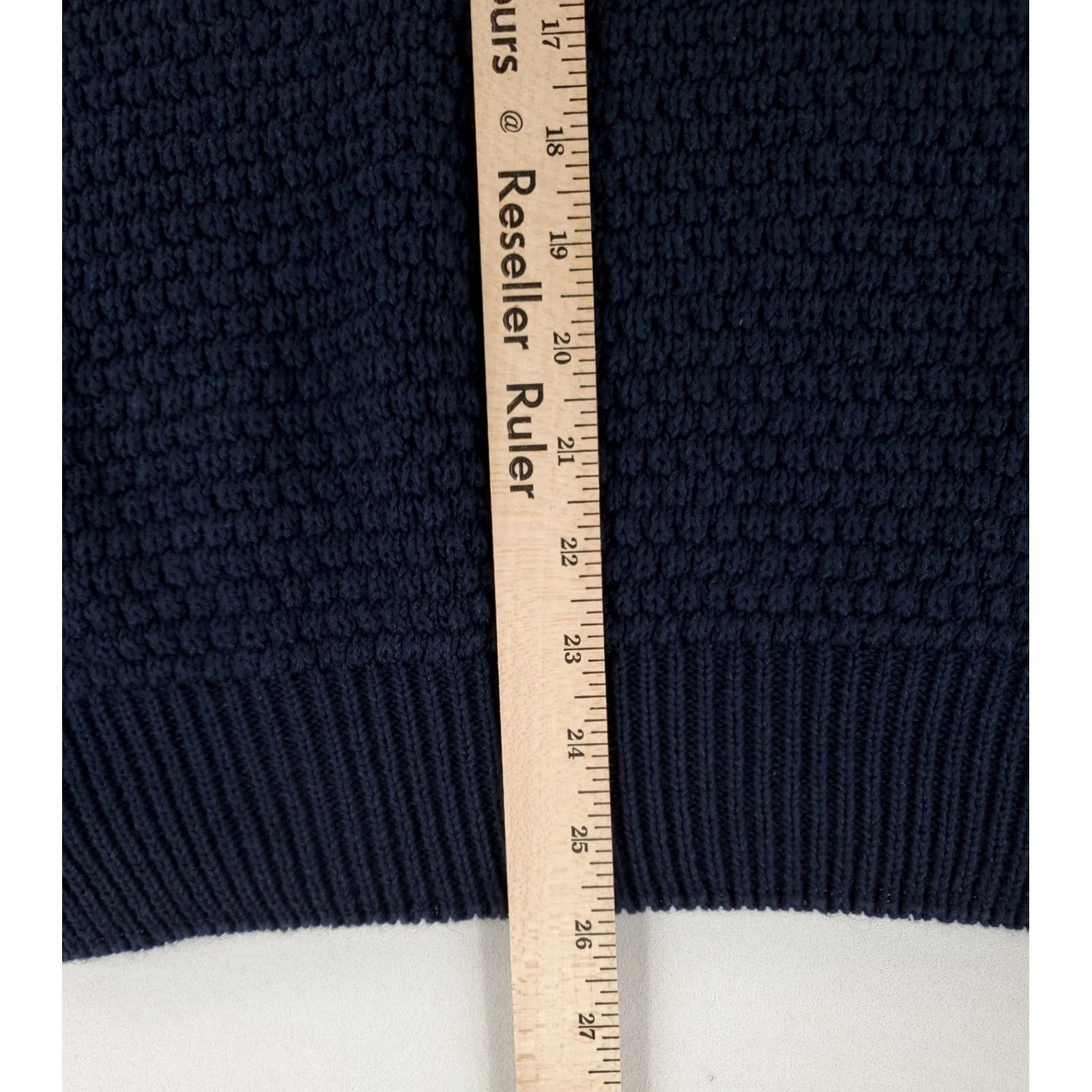 Vintage VINTAGE St. John's Bay Sweater Crew Neck Waffle Cotton Ramie Blue XL Mens Size US XL / EU 56 / 4 - 5 Thumbnail