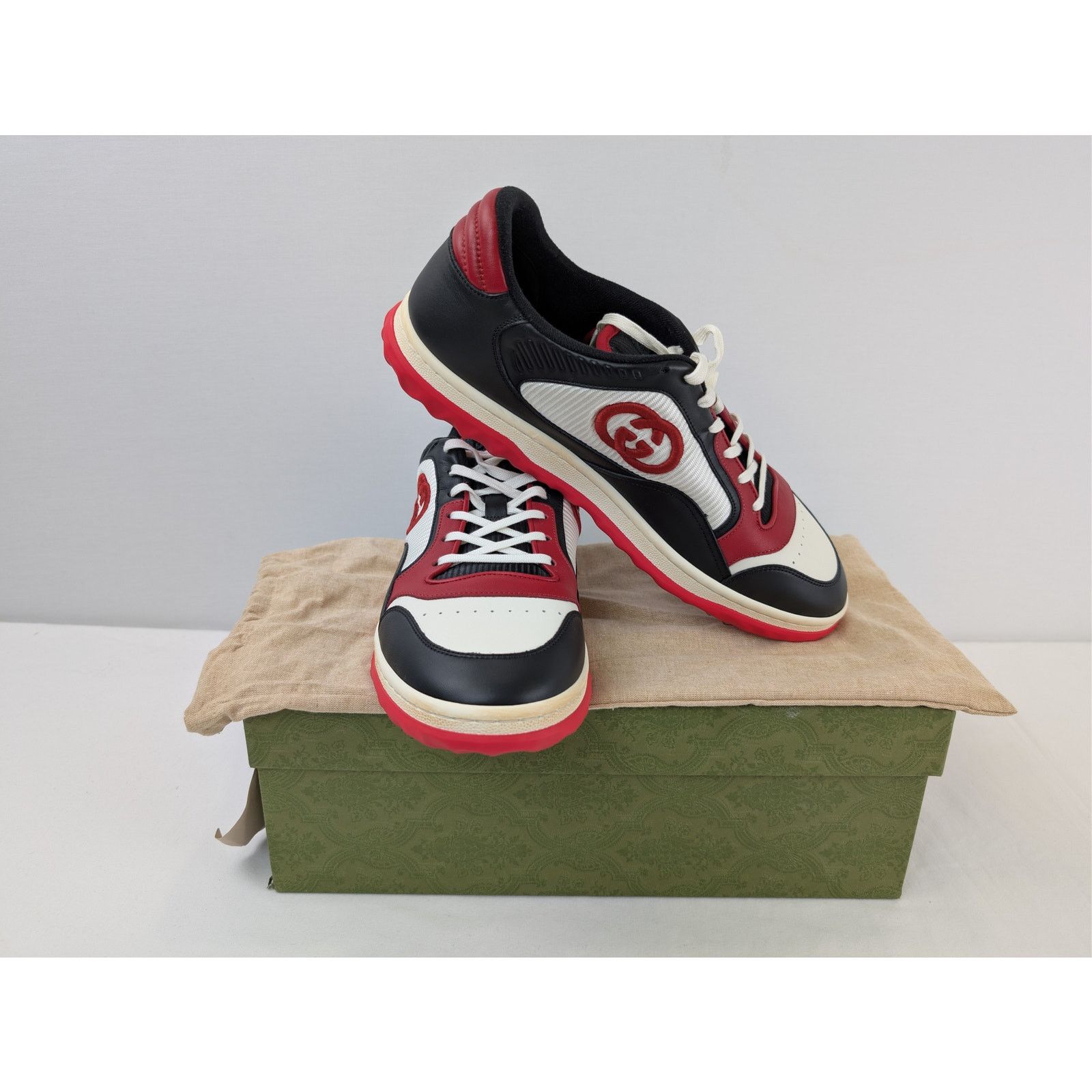 Gucci o1rshd1 Dali Soft Sneakers Leather R.S in Multicolor Size US 12.5 / EU 45-46 - 17 Thumbnail