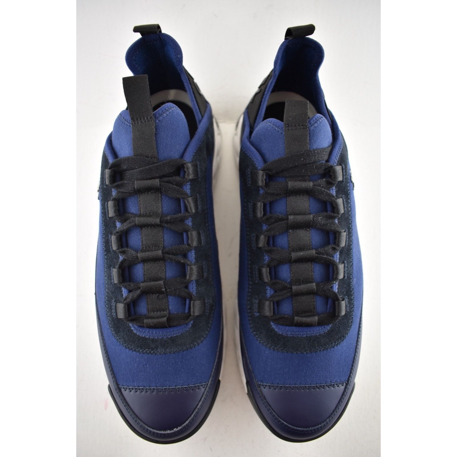 Chanel Chanel 20C Mens Blue Black White CC Logo Lace Up Low Size US 11 / EU 44 - 8 Thumbnail