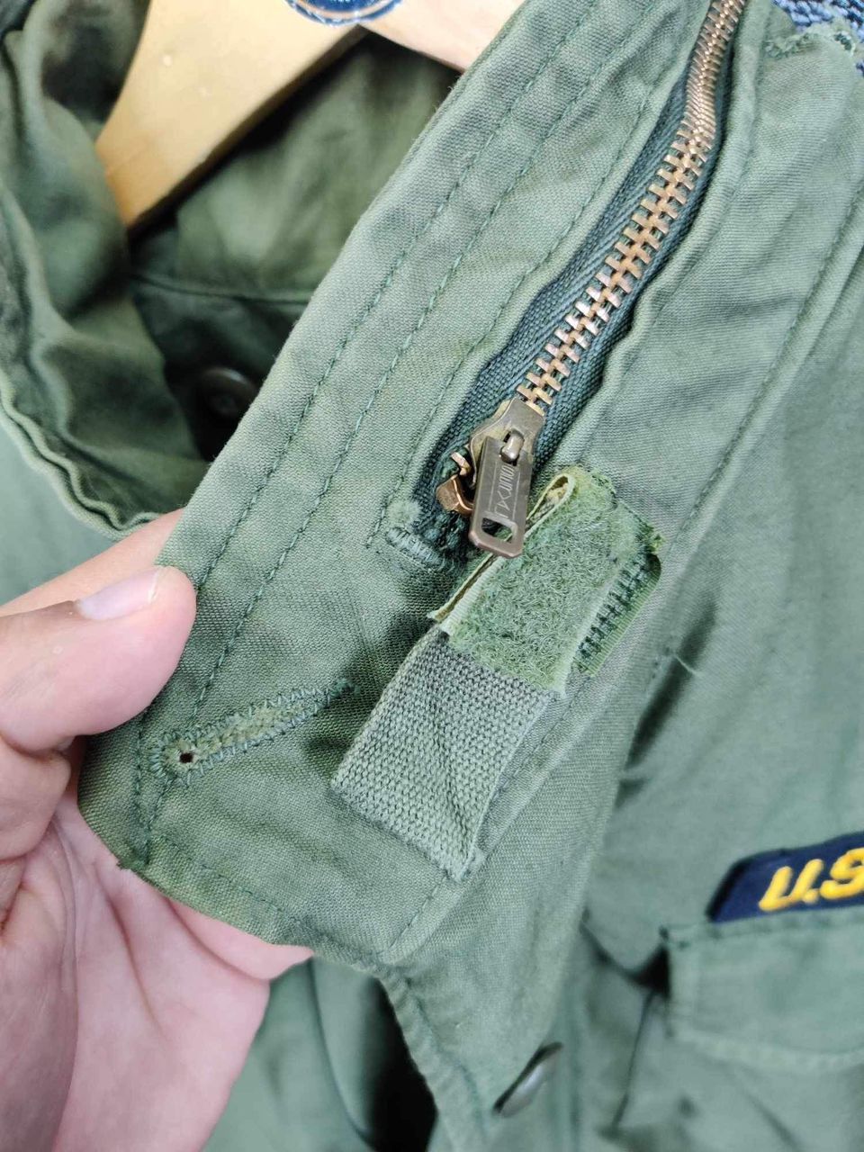 Vintage Vintage 80s U.S Army OG M65 Field Jacket Olive Green Size US M / EU 48-50 / 2 - 11 Thumbnail