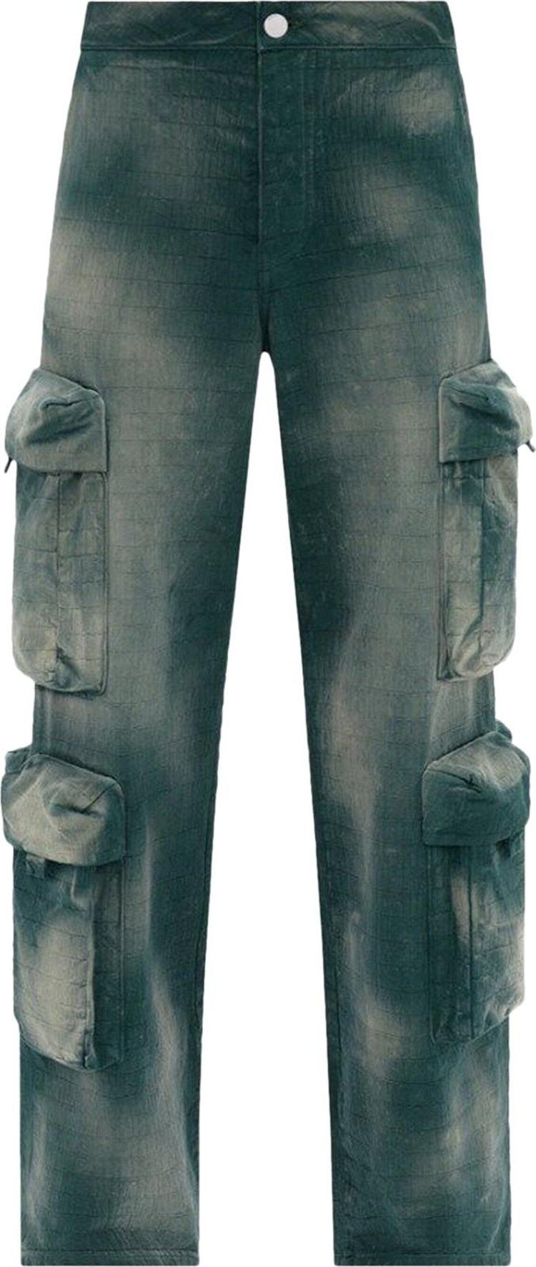 Amiri o1gr1nt1024 Jacquard Utility Pant in Green Size US 31 - 2 Thumbnail